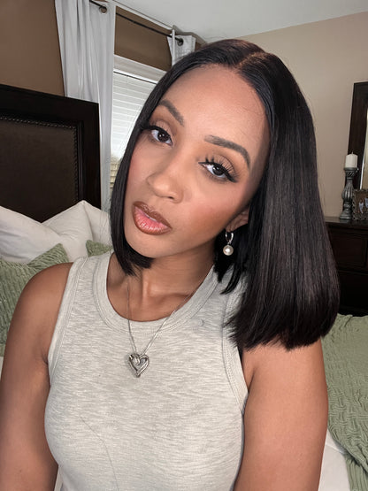 $90 Luv Me Silky Blunt Cut Bob Wig