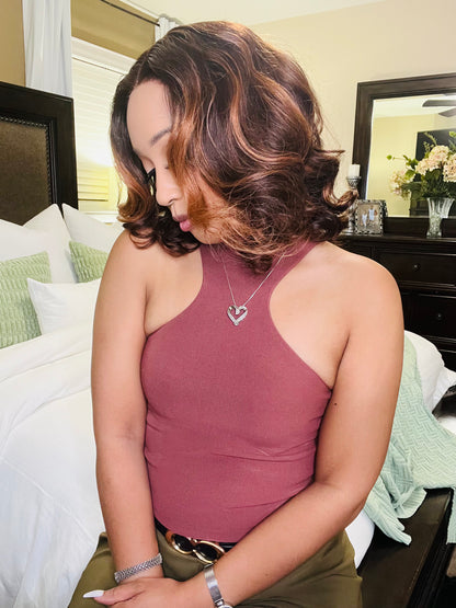 Ombre Loose Wave Bob Wig