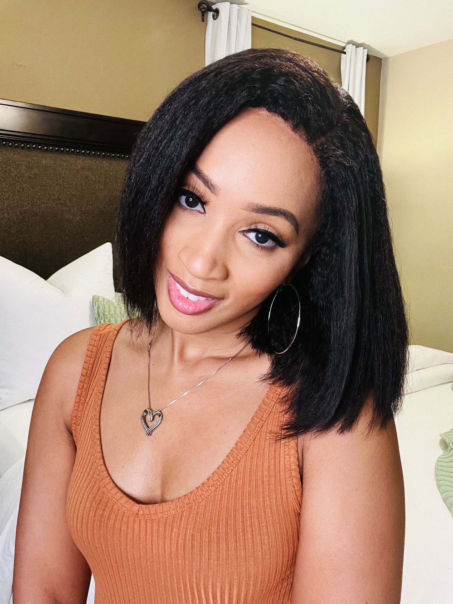 Flawless 4C Hair Quick Install Bob Wig